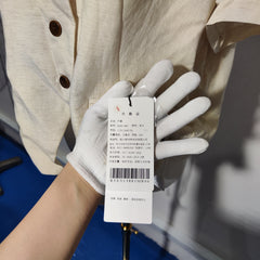 [273]GM   a Tencel linen blend blouse