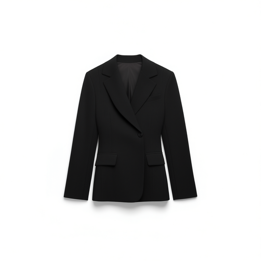 [585]GG      Plus Size Women's Fashionable Waist-Cinching Slimming Blazer Jacket