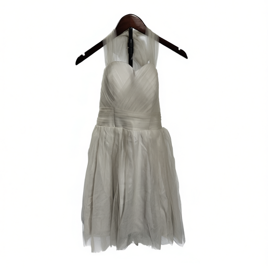 [981]M Gray Long Bridesmaid Dress, Wedding Sisterhood Gown, Evening Party and Annual Gala Formal Dress for Women