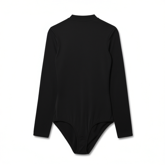 [129]GG    Women's One-piece Swimsuit Professional UV Protection Diving and Surfing Suit Conservative Slimming Long-sleeve Triangle Swimwear Vacation