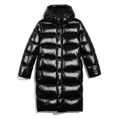 [590]N Xuezhongfei Obsidian Series Men's and Women's Couple Long Goose Down Ultra-thick Oversized Down Jacket