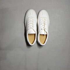 [527]NM Spring-Summer Breathable Single-Layer Leather Handmade Fashion Shoes Lightweight Sole German Training Alexander Wang White Sneakers