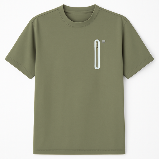 [405]MS [Promotional Price] Jiaonei Cool Pro Men's Quick-Dry Woven Short-Sleeve T-Shirt Sports Top Cooling and Sun Protection New Arrival