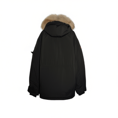 [354]G   Plus Size Men's Down Jacket for Heavy-Built Guys, Extra Large Sizes Up to 350 Jin, Thick Goose Down Workwear Coat, Trendy Winter Outwear