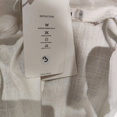 [645]G    WFYO  Korean Style Casual Loose Sun Protection Thin Linen White Linen Blazer for Women