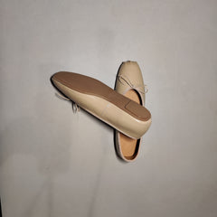 [409]GG    upgraded soft cowhide ballet shoes for women, French versatile shallow-mouth flat shoes, versatile handmade shoes to match skirts