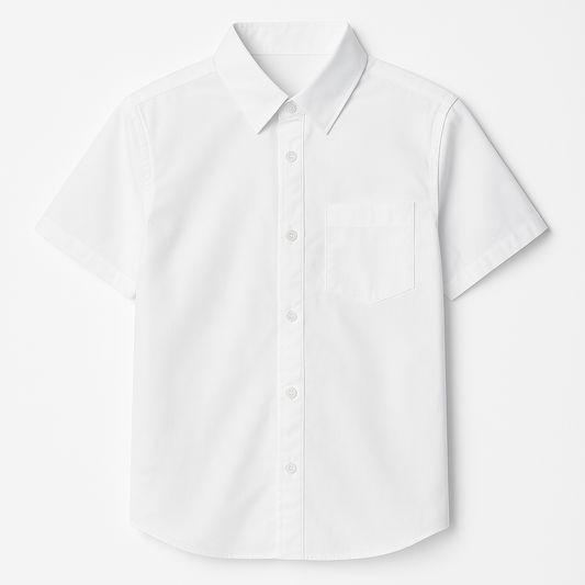 [413]MS Summer Lightweight Short-Sleeve Shirt for Men, Large Size, Wrinkle-Resistant, Business Formal, Korean Slim Fit, Solid Color Professional Attire