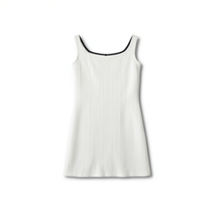 [514]N  OAKMOO/ "Citrus Youthful" Sports Miu Style Inner Layer Pure and Tempting Strappy Waist-Tightening Slimming Long Dress