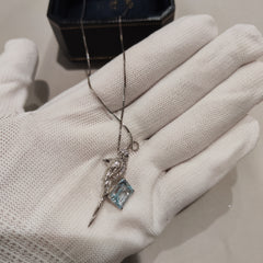 [228]N [Violet Authentic] S925 Bird Brooch, High-end Women's Fashionable Pin, Holiday Gift