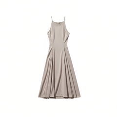 [078]N A moment [Flora] draping red dress women spring mid-length extra-large A-line skirt evening gown