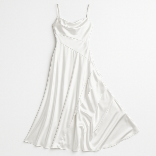 [419]NS But you white strapless dress new silk satin slimming tailored waist luxurious high-end feel wedding dress