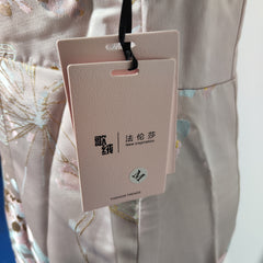 [044]G     [Discount Price] Pink Toasting Dress Bridal Cheongsam New Chinese Style Wedding Attire Elegant Beautiful Fishing Tail High-end