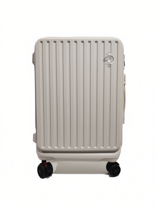 [422]MM  Extra Large Capacity Side-Opening Luggage Silent Expandable 20-Inch Carry-On Suitcase Flip-Top Trolley Suitcase Women's PC Travel Suitcase
