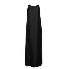 [723]N LiHuiEr 【JianWu】 Black Summer Dress for Women - Elegant and Slimming Sleeveless Tank Dress