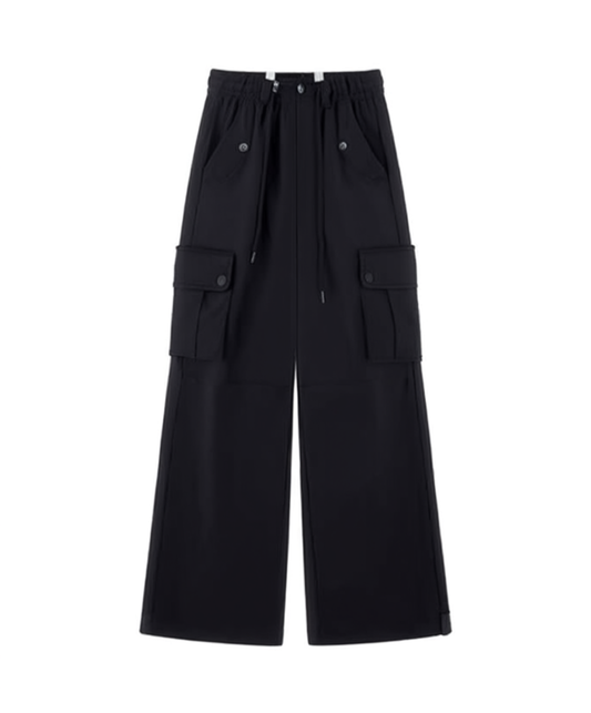 [344]MG  2024 New Plus Size Women's Loose American Straight Leg Work Pants for 300lb and 200lb Women, Casual Wide Leg Long Pants Trendy