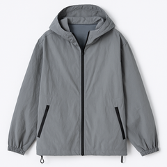 [470]MS RandomPiece25 New Arrival Machine Washable Outdoor Hooded Lightweight Jacket Adjustable Drawstring