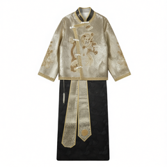 [795]N Groom's Xiuhe Suit, New Chinese Style Men's Wedding Attire, Dragon and Phoenix Robe, Tang Suit, Bridal Grooming Outfit, Men Mandarin Jacket