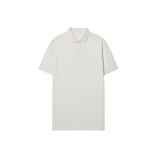 [033]NG    5A Antibacterial Cool-Touch Quick-Dry V-Neck Polo Shirt with Seagull Collar, Short-Sleeved Casual Business Style for Spring and Summer