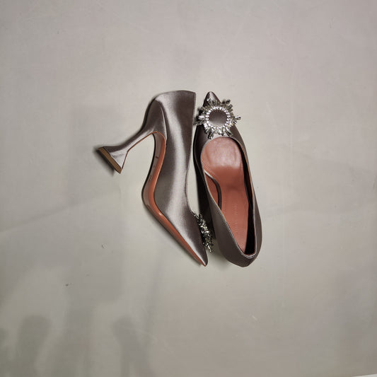 [519]NN  Pointed Toe High-Heeled Dress Shoes for Women