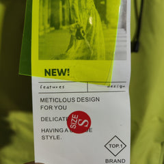 [860]G Women's 2024 Spring and Autumn New Arrival Dopamine Colorful Fluorescent Green Windproof and Waterproof Outdoor Windbreaker Jacket