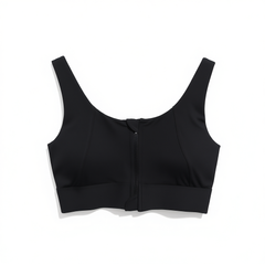 [984]N High-Performance Front Zipper Sports Bra for Women - Shock-Absorbing Running Large Size Fitness Bra Anti-Sag Yoga Tank Top