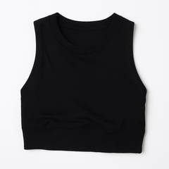 [487]MS White Sweet and Spicy Stylish Back One-Piece Sports Tank Top with Padding for Women, Spring and Summer Outerwear or Inner Layer