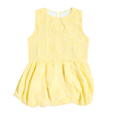 [906]NM  Goodyellow Polka Dot dress