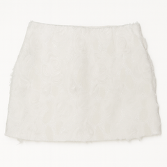 [492]GS   2025 Spring New Arrival Designer-Style Elaborate 3D Flower Half Skirt for Women High-Waisted Slimming A-Line Skirt