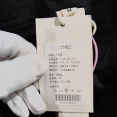 [857]NN Dress with Cross Collar, New Chinese Style Women's Fashion, Cool Black Long Dress