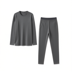 [289]G    [Discounted Price] CarbinKoneer Men’s Thermal Underwear Set Made of Modal for Autumn and Winter, Lightweight Base Layer (Long-sleeve Top + Pants)