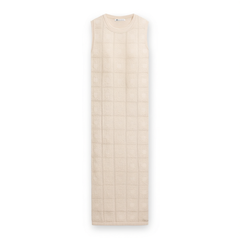 [255]N WANGARAY · Seamless knit dress with geometric hollow-out stitching, rich details and a slim fit