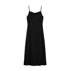 [620]N Meiyang Oscar Slip Dress Simple Beauty ~ Elegant Midi Dress