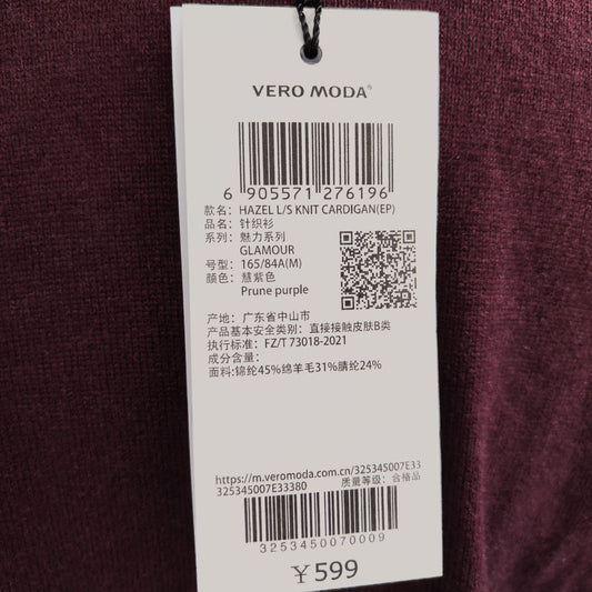 [545]GG    Wool-Blend Sweater with Detachable Rhinestone-Adorned Sleeves Top 3225345007