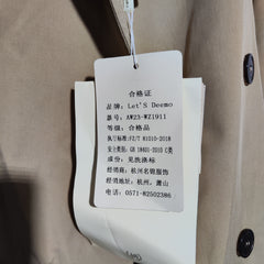 [608]GG   Classic Heavy-Duty Mid-Length Windbreaker for Petite Sizes