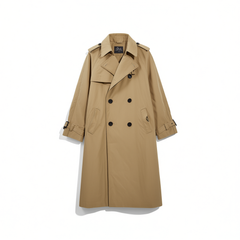 [608]GG   Classic Heavy-Duty Mid-Length Windbreaker for Petite Sizes