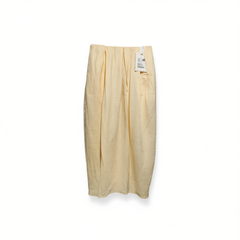 [715]G   COUNTONME French Romantic 100% Linen Pleated Skirt
