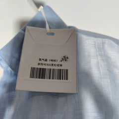 [643]NN Linen Texture Open-Slit Sun Protection Shirt
