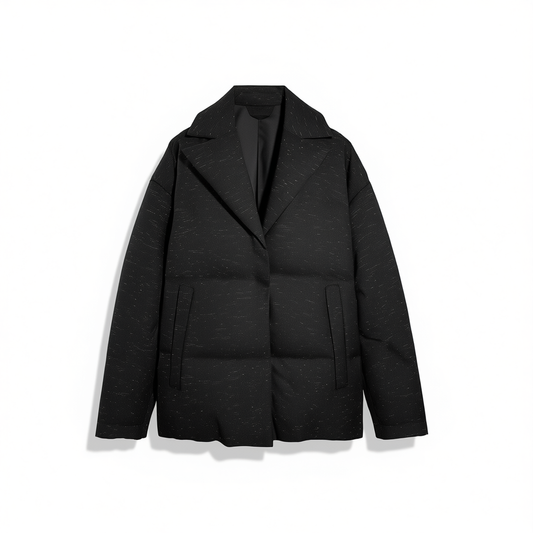 [839]GG     Women's Winter Wool-Silk Blend Down Jacket Coat