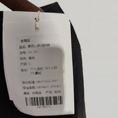 [772]NN Fine Spun Wrinkle-Resistant Un-dyed Original Design High-Waisted Wide-Leg Trousers