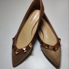 [032]M [Promotional Price] Lily Wei Trendy Flat Shoes Comfortable Versatile Slip-On Shoes EU 41-43