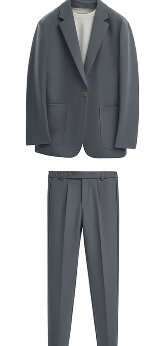 [439]GM  Casual Men's Suit Jacket with High-end Korean Style Loose Fit Ruggedly Handsome New Arrival for Spring and Autumn Season Small Suit Jacket