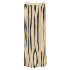 [029]GG      High Elasticity Striped Knitted Strapless Skirt