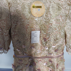 [474]G  Champagne Color 2024 New Collection Elegant Mother of the Bride Wedding Dress, Luxurious Mother-in-law Mother Dress