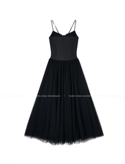 [413]NM Middletone | Daili Girls' Dress Jumei Lace Patchwork Wool Corset Strapless Dress Tulle Dress