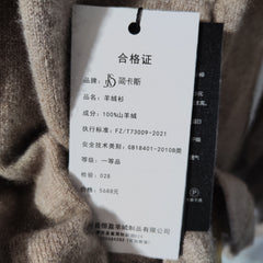 [906]GG   Women's Cashmere Sweater 100% Goat Cashmere V-Neck Multi-Way Wrap Button-Down Knit Top Solid Color
