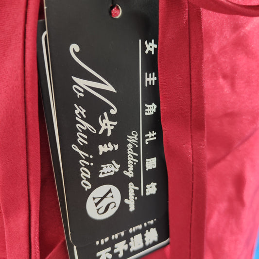[262]GG   Bridal Toast Dress High-End Burgundy Mermaid Unique Luxury Vintage New Chinese Wedding Morning Robe Engagement Attire