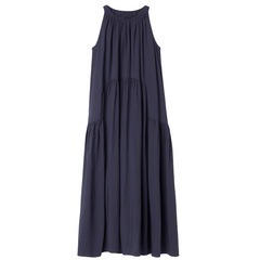 [569]MS COS Style Women's Casual Fit Pleated Long Dress 2025 Spring New Arrival 1266203001