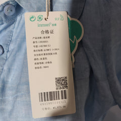 [838]G  Zhang Ruonan Style | Linen Yimian French Peter Pan Collar Dress for Women  Pastel Bubble Sleeve Dress