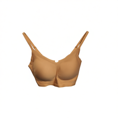 [109]N Orange label inside and out cloud hug cup soft support seamless fixed cup foundation liquid bra for summer NW221WU1198
