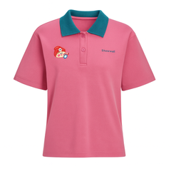[577]GS  2025 New Summer POLO Shirts for Family of Three - Mother and Daughter Matching Set, Eye-Catching Milk Tea-Themed Short-Sleeve T-Shirts